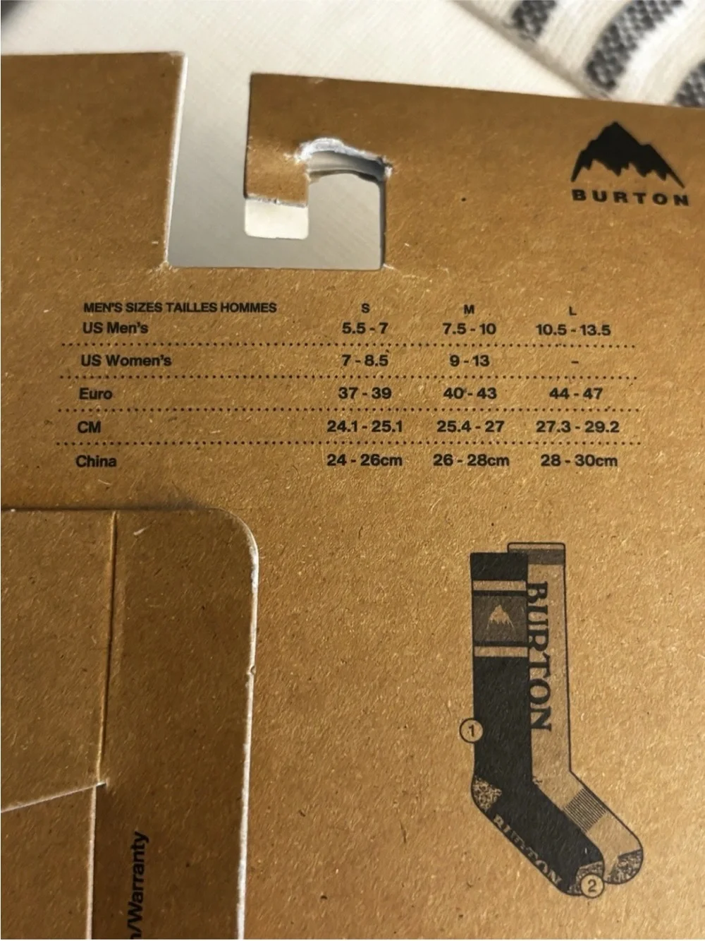 NEW Men's Burton Weekend Midweight Ski Socks FOUR PAIR Size Large L 10.5 - 13.5